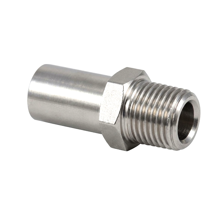 Xtractor Depot - 1 2 Tube Stub X 3 8 MNPT Adapter