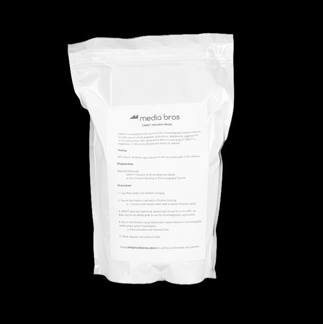 Media Bros. CR60 Silica Remediation Powder for Hydrocarbon Extraction 1kg