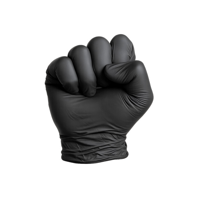Black Nitrile Gloves | 6.5 mm | Large