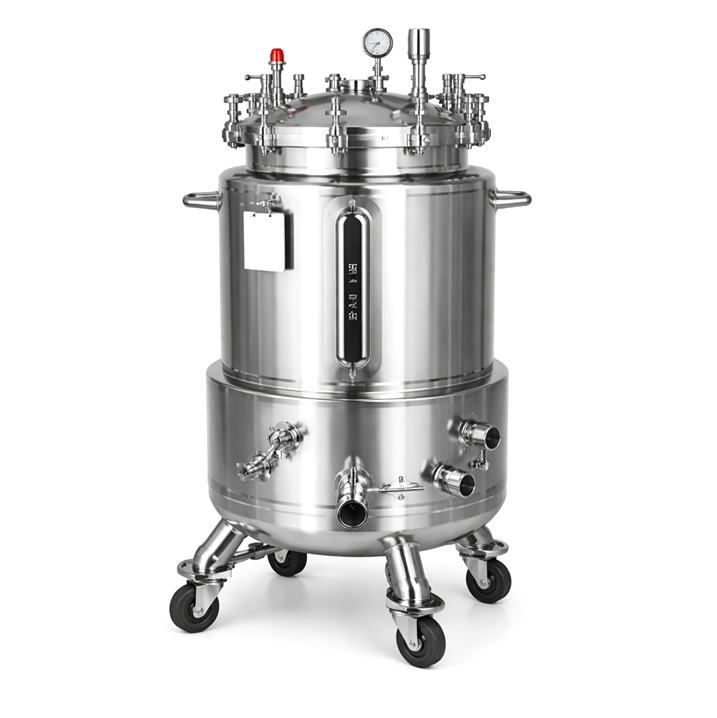 Xtractor Depot - 312lb ASME Double Jacketed Solvent Tank or Collection Vessel V2 Assembled Extraction Equipment and Lab Supplies