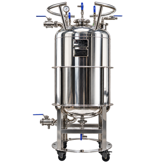 624lb ASME Single-Jacketed Solvent Tank or Collection Vessel | V1 | Assembled