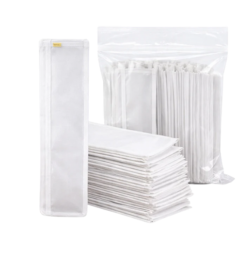 Food Grade Nylon Mesh Rosin Filter Bags | 2" x 6" | Pack of 50