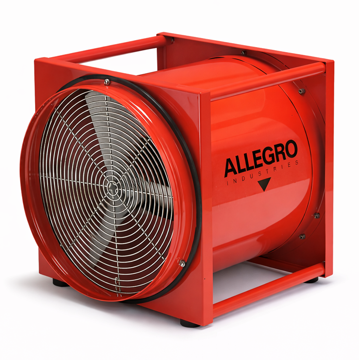 Allegro 20 inch explosion proof fan industrial ventilation blower for hazardous locations and confined space ventilation