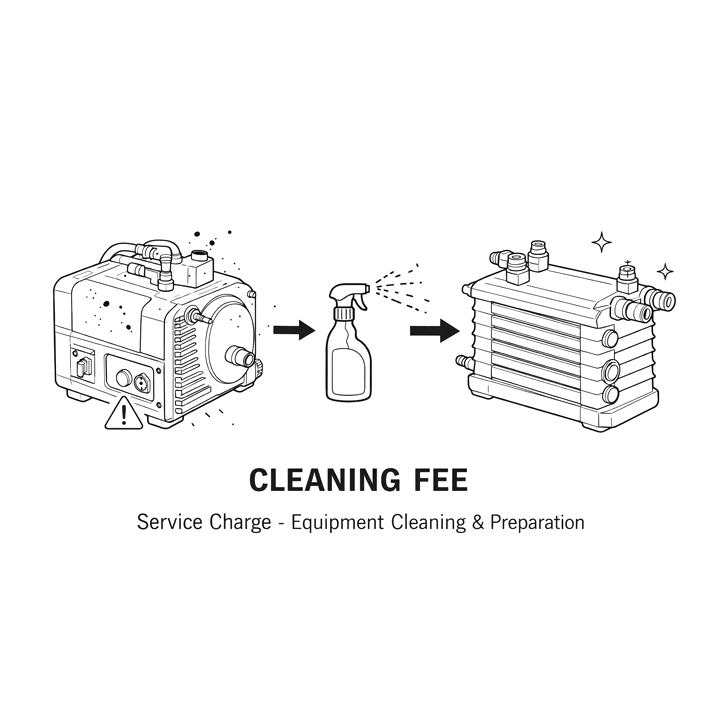 Xtractor Depot - Cleaning Fee Render