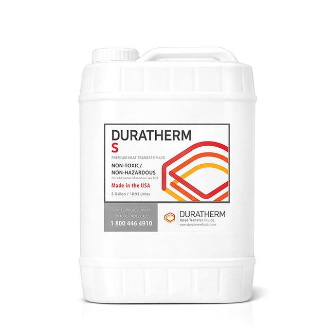 Duratherm S heat transfer fluid for industrial thermal processing and temperature control systems