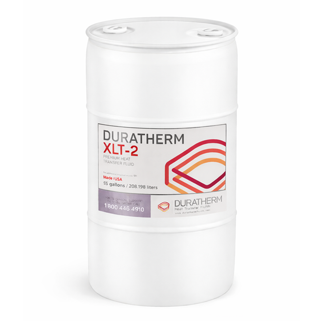 Duratherm XLT-2 heat transfer fluid 55 gallon drum for low-temperature industrial thermal systems