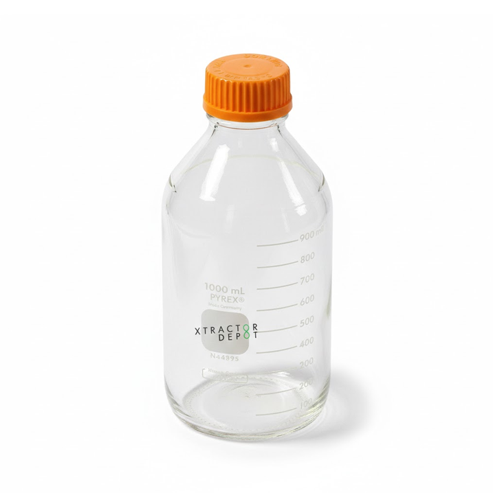 Xtractor Depot - GL45 Media Bottles Pyrex 1000ml