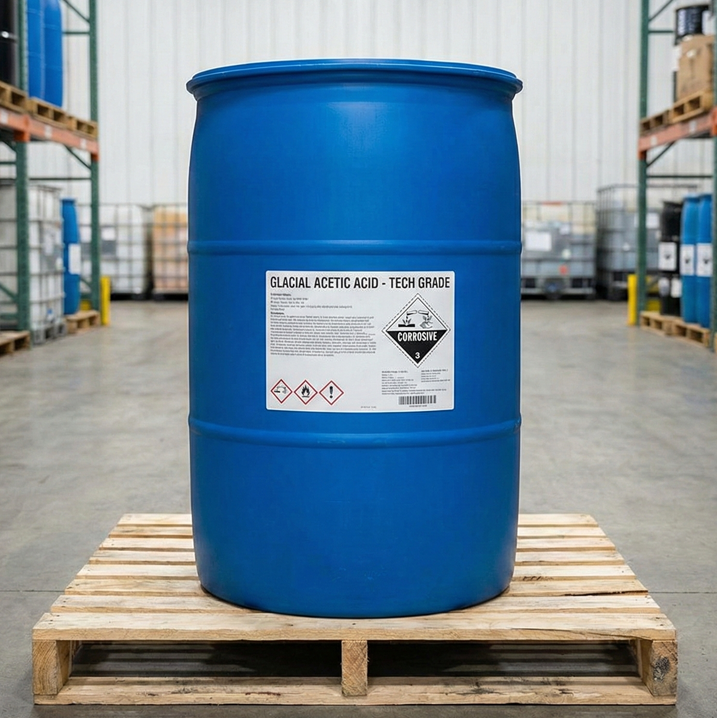 Xtractor Depot - Glacial Acetic Acid Tech Grade 55 Gallon