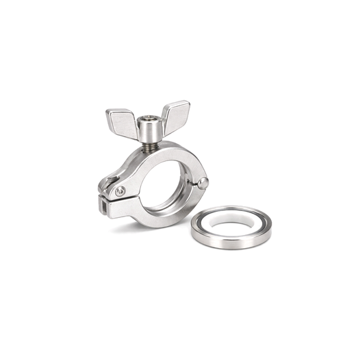 KF/NW16 Aluminum Wing Nut Flange Quick Clamp & Centering Ring