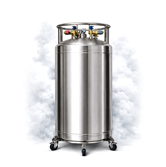 Industrial 230L Liquid Nitrogen Dewar Stainless Steel Cryogenic Tank