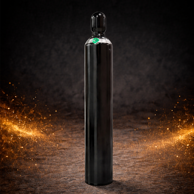 Nitrogen tank refill service T-type cylinder for industrial extraction systems and laboratory gas supply