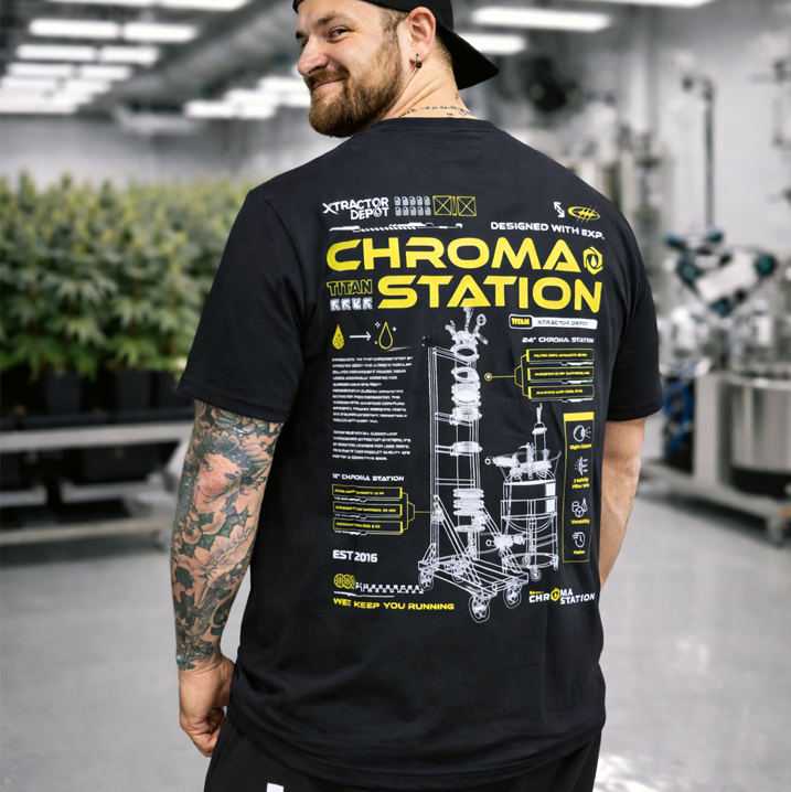 Xtractor Depot - Titan Chromastation Shirt W Model Back