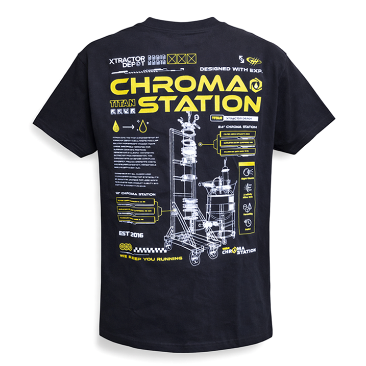 Xtractor Depot - Titan Chromastation Shirt Womodel Back