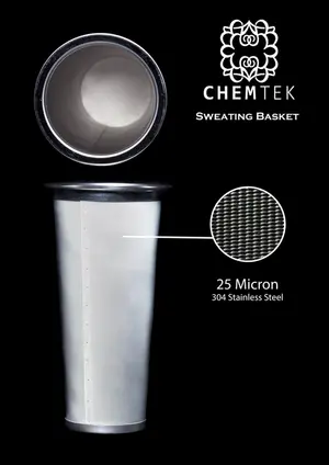 Xtractor Depot - ChemTek 3 Inch Sweating Baskets | 25um | 1 unit