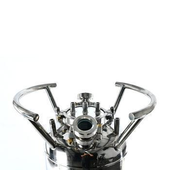 200LB Infinity Non-Jacketed Solvent Tank with Casters - Xtractor Depot