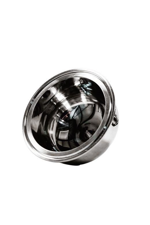 4" Hemispherical End Cap with 1/2" Compression