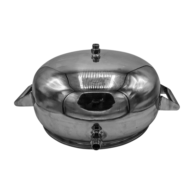 12”x6” Jacketed Platter w/ 1/2” Compression Jacket Ports & 1/2” Compression Spout & Handles