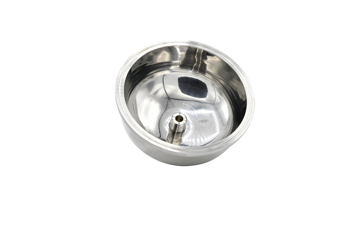 Xtractor Depot - 6 Hemispherical End Cap W 12 Compression 12 Mnpt Inner Port For Spray Ball Compression Fittings Zhejiang