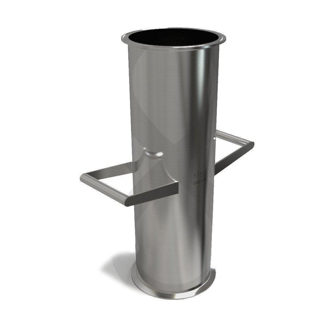 6" Open Ended Spool with Handles - Xtractor Depot