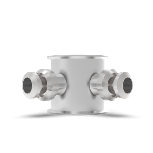 4"x4" Inline Spool w/ (2) 1.5" Sights | Assembled 1.5" Tri-Clamp Sights