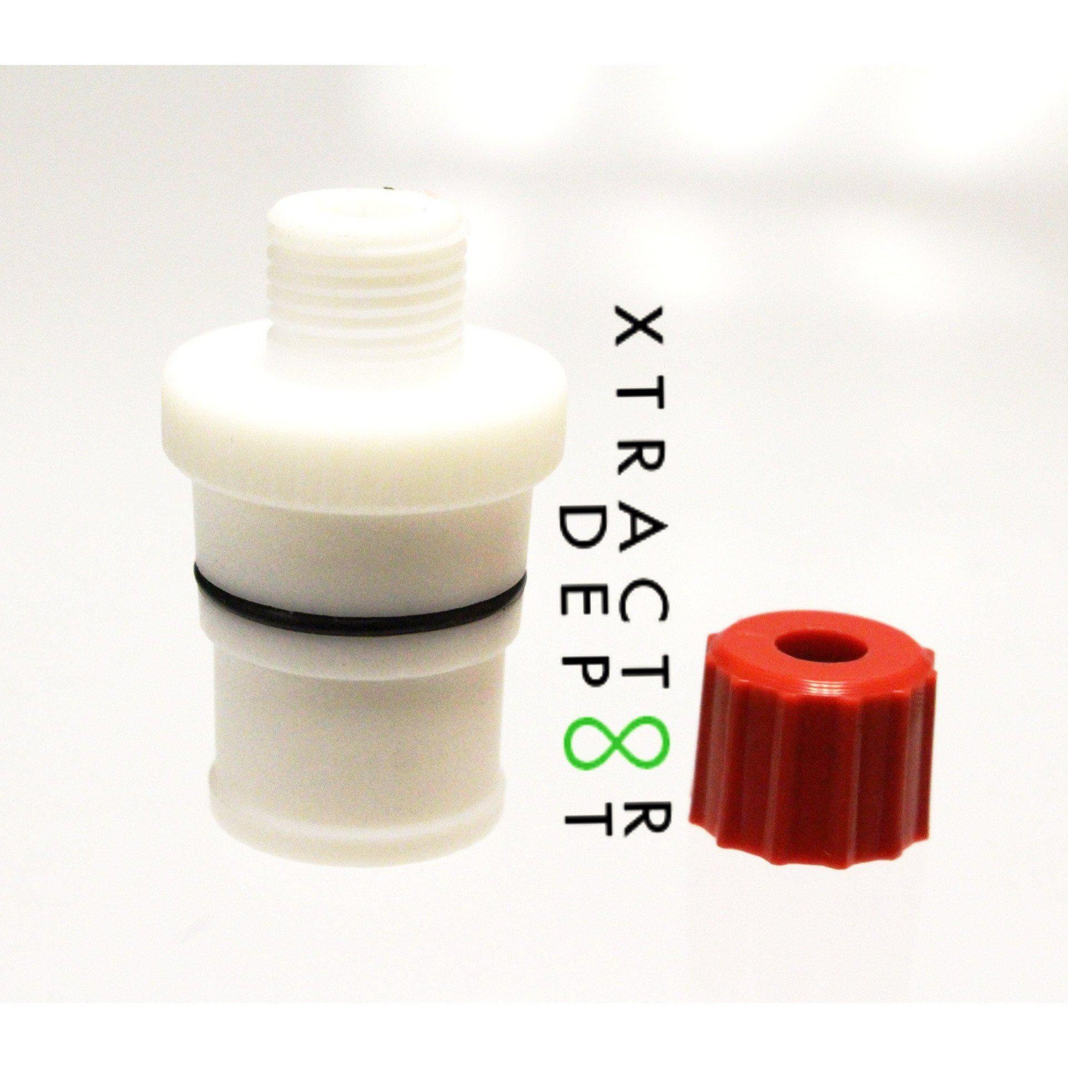 Adapter, Teflon, 1/4″ O.D. Thermocoupler, Fits a 24/40 Joint - Xtractor Depot