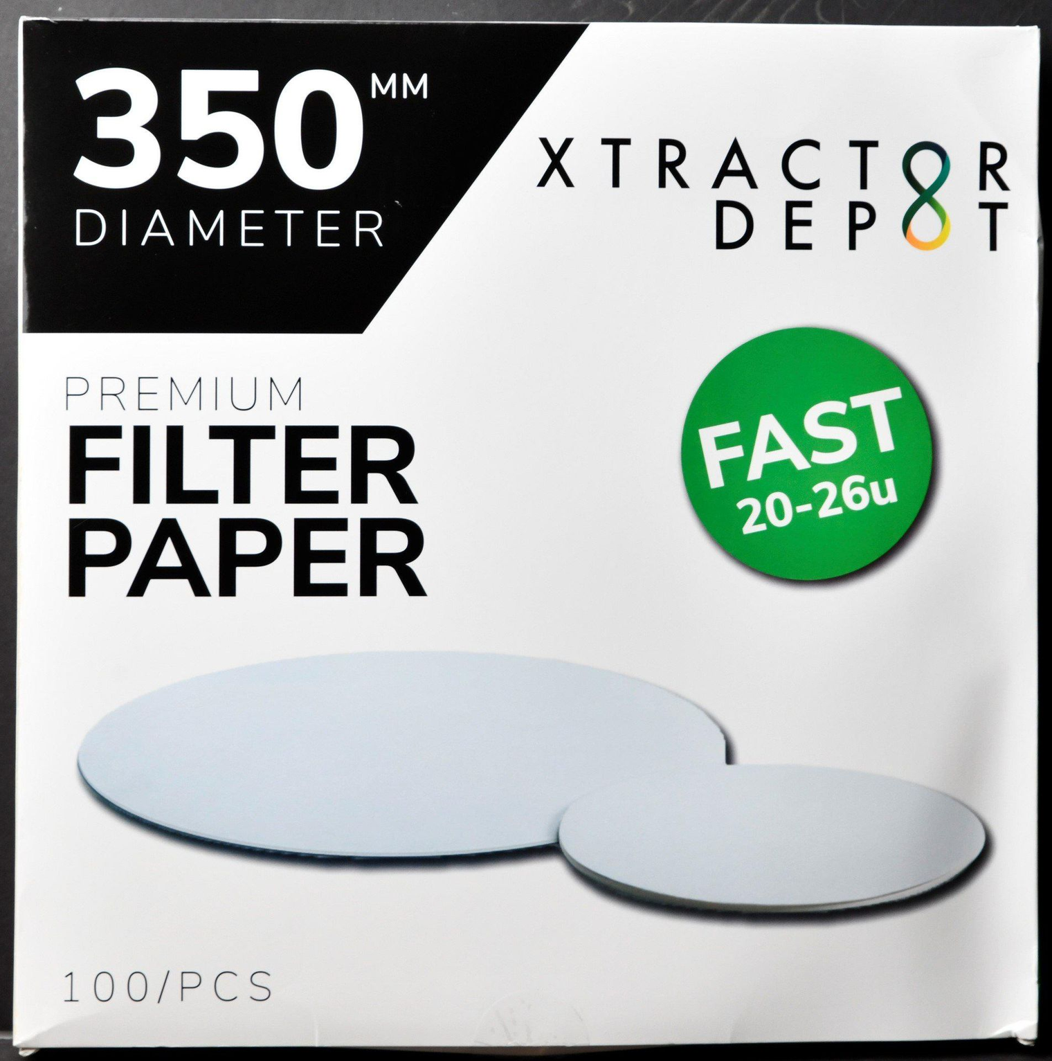 Xtractor Depot - 350mm Qualitative Filter Paper