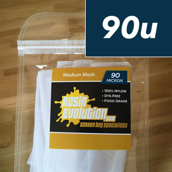 Xtractor Depot - Rosin Bags – 90 Micron (3"x6") (ROSIN EVOLUTION)