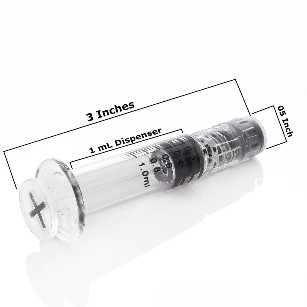 1ml Luer Lock Syringe, Glass, Metered - Bear Rootz