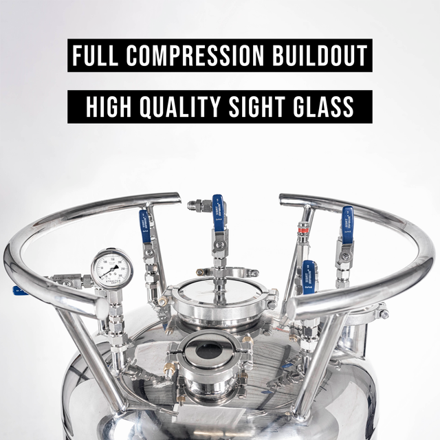 624lb ASME Non-Jacketed Solvent Tank | V1 | Assembled