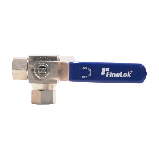 Finelok Three-Way Ball Valve