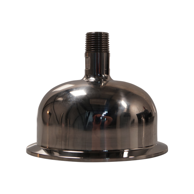 Hemispherical End Cap w/ Filter Plate & 1/2" MNPT