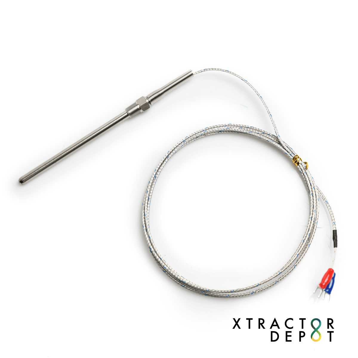 K-Type Thermokoppel Sensor Sondes Thermokoppel Blok Keramische Oven Sonde 2372/1300 Graden F/C 11G Hoog Gereedschap Temperatuurbereik van -50 tot 1300 °C