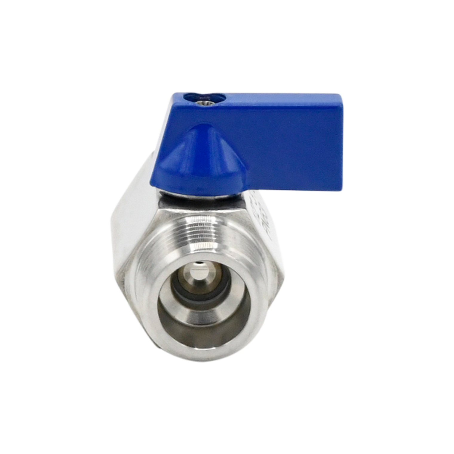 Xtractor Depot - Mini Ball Valve 12 Mnpt X Fnpt Ss316 Ball Valves Direct Material