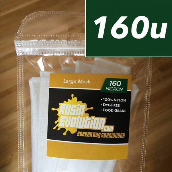 Rosin Evolution 160 Micron 1.75"x4" press bags