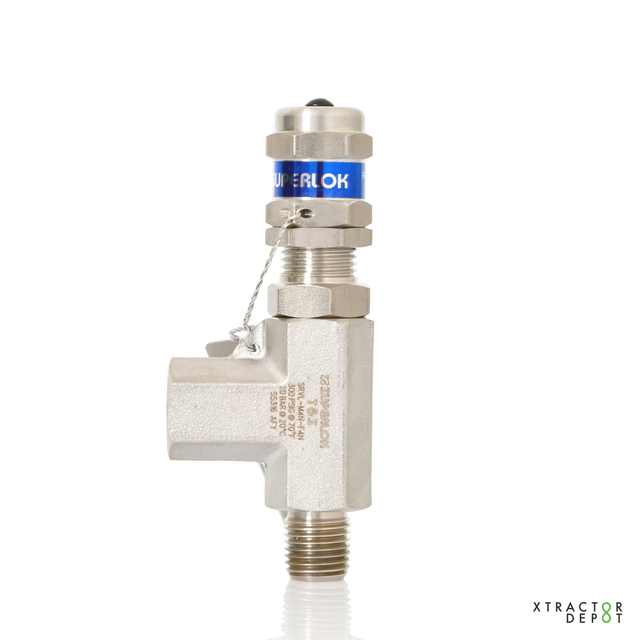 Stainless Steel Pressure Relief Valve - Xtractor Depot