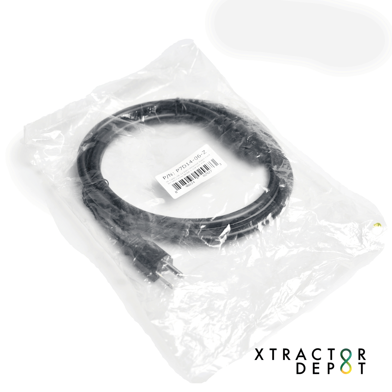 Vacuum Pump Power Cord - Xtractor Depot