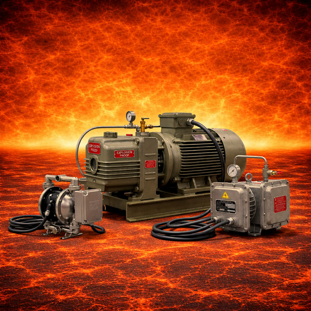 Xtractor Depot - Explosion Proof Vacuum Pumps C1D1 Certified Extraction