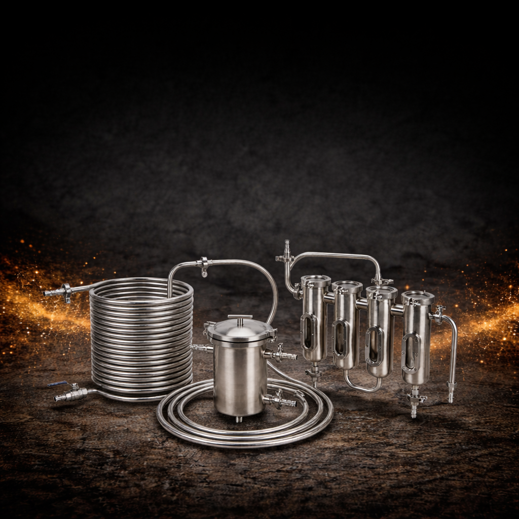 Xtractor Depot - Stainless Steel Cold Traps for Vacuum System Protection