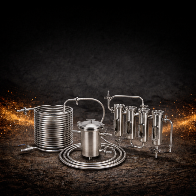 Xtractor Depot - Stainless Steel Cold Traps for Vacuum System Protection