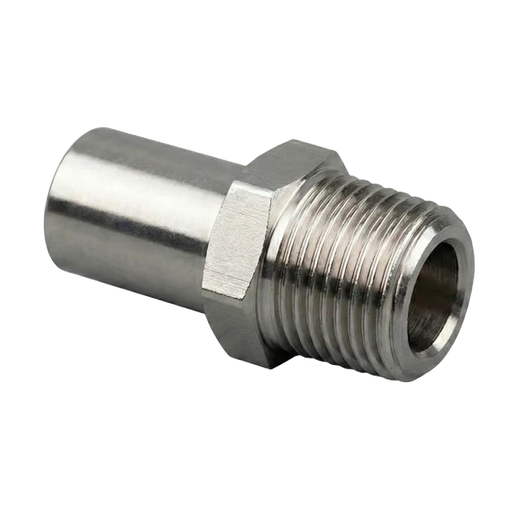 1/2" Tube Stub X 1/2" MNPT Adapter