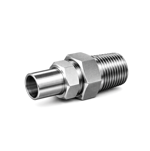1/2" Tube Stub to 3/4" MNPT Adapter