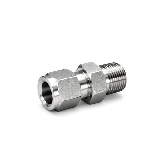 1/2"T X 3/8"MNPT MALE CONNECTOR, 316 SS
