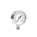 Xtractor Depot - 1 4 MNPT Bottom Connection 2 Dial Single Scale Pressure Gauge Plastic Case