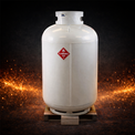 1000 lb butane solvent tank exchange with certified low water content for industrial extraction systems