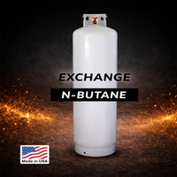 120 lb butane solvent tank exchange for industrial extraction systems high purity hydrocarbon supply