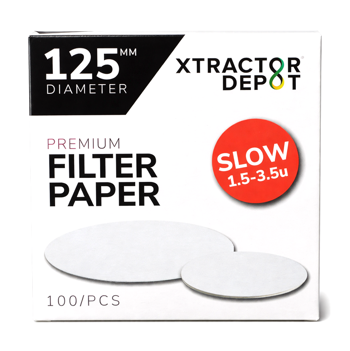 Xtractor Depot - 125mm Qualitative Filter Papers