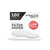 Xtractor Depot - 180mm Qualitative Filter Papers Slow