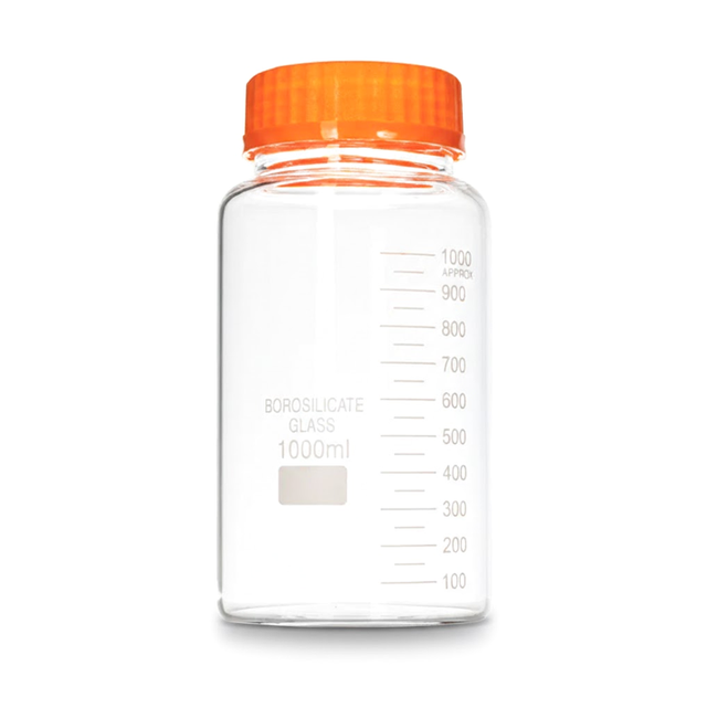 1L GL80 Borosilicate Media Bottle Case of 24 (24 pcs)