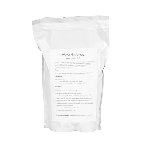 Media Bros. CR60 Silica Remediation Powder for Hydrocarbon Extraction 1kg