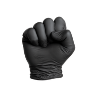 Black Nitrile Gloves | 6.5 mm | Large